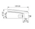Doric Wilton Latch Set No Cylinder Dimensions