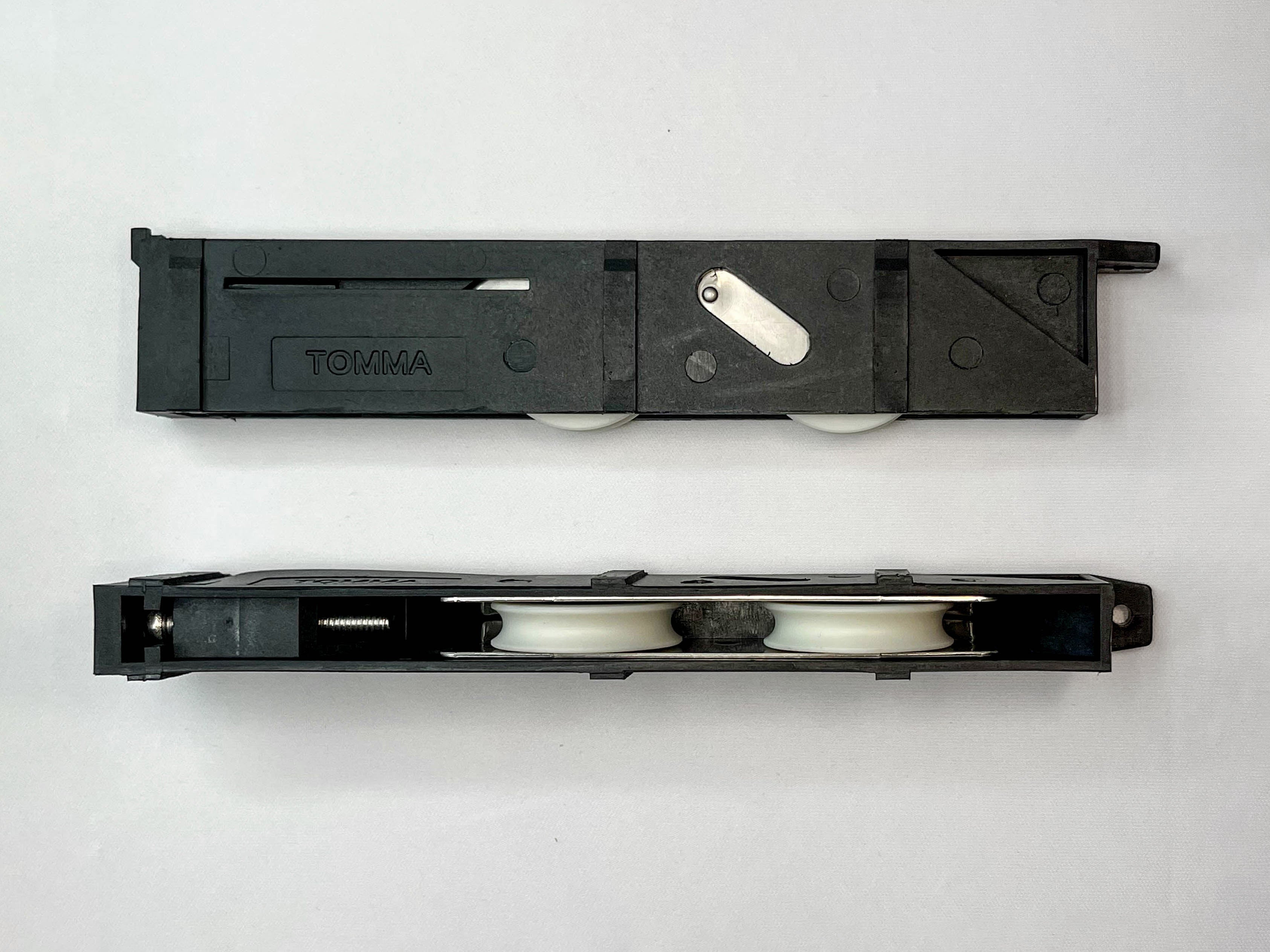 Mammoth/Tomma Sliding Door Rollers - Tandem Roller Assembly (15.5mm Wide)