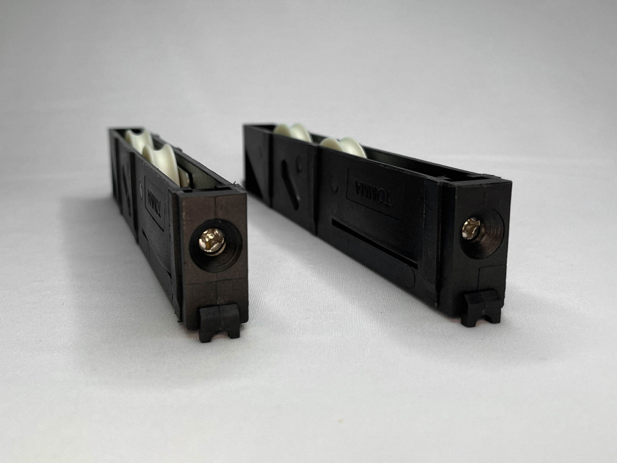 Mammoth/Tomma Sliding Door Rollers - Tandem Roller Assembly (17.5mm Wide)

