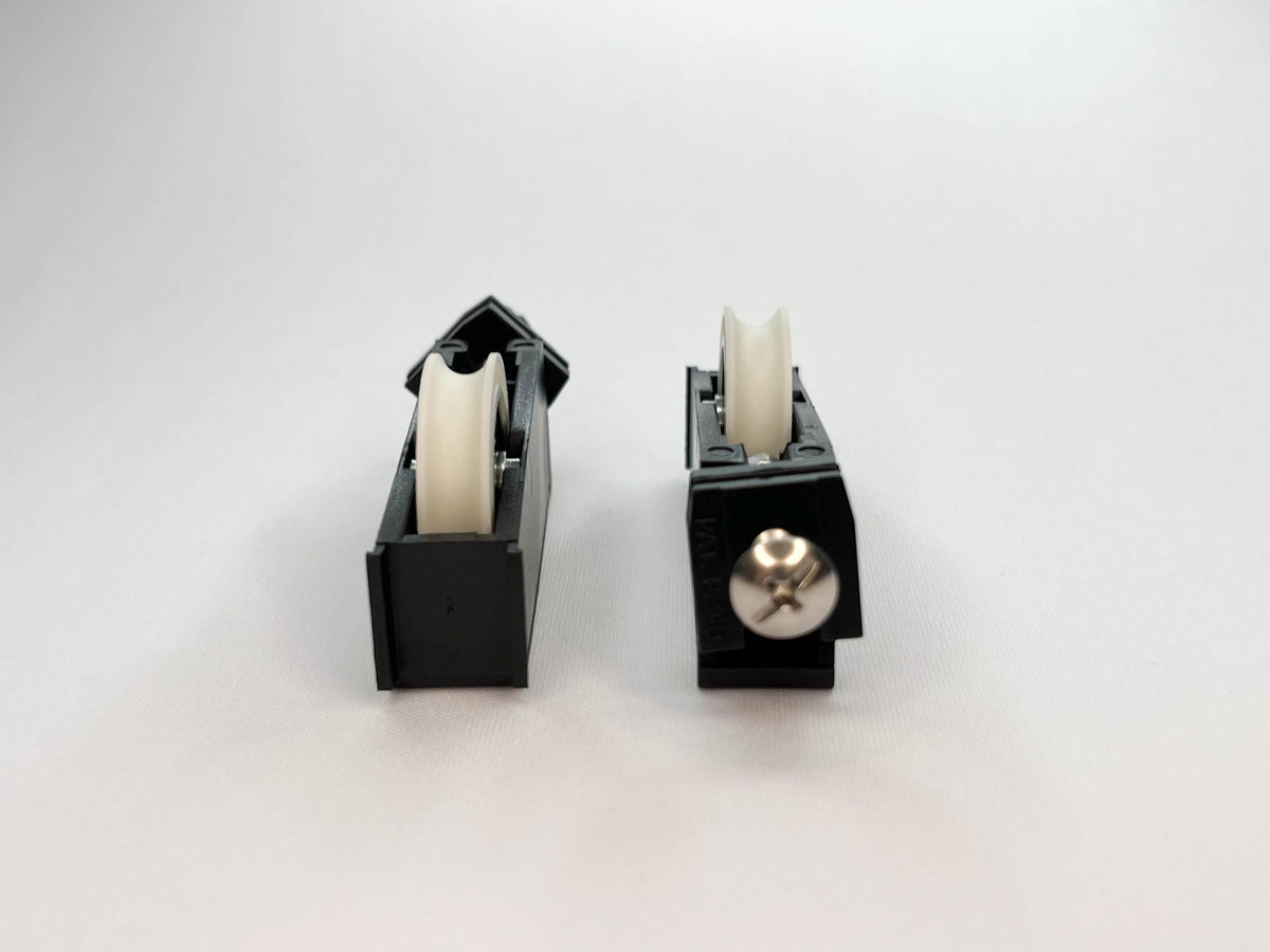 Sliding Door Roller - Concave Roller - Stainless Steel Screw
