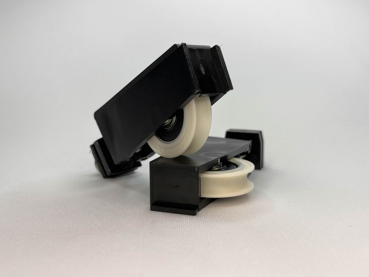 Sliding Door Roller - Concave Roller - Stainless Steel Screw
