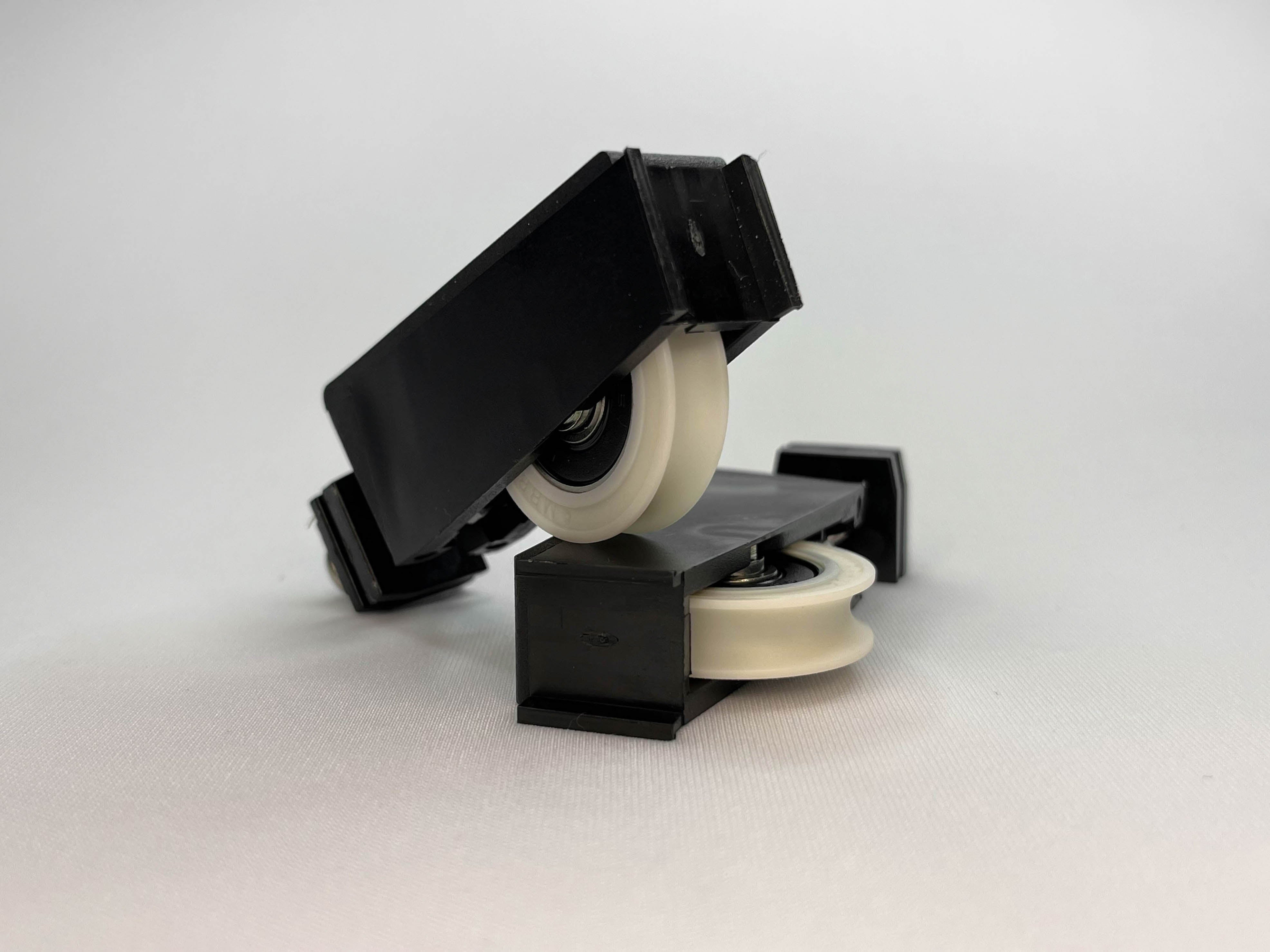 Sliding Door Roller - Concave Roller - Stainless Steel Screw
