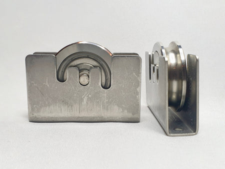 Heavy Duty Commercial Stainless Steel Sliding Door Roller - suit G James - Concave Wheel (100kg)
