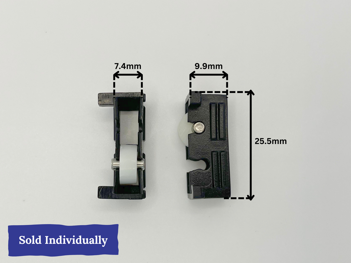 Sliding Window Rollers - suits Wunderlich, Comalco, Robb & Brown, old Frontline