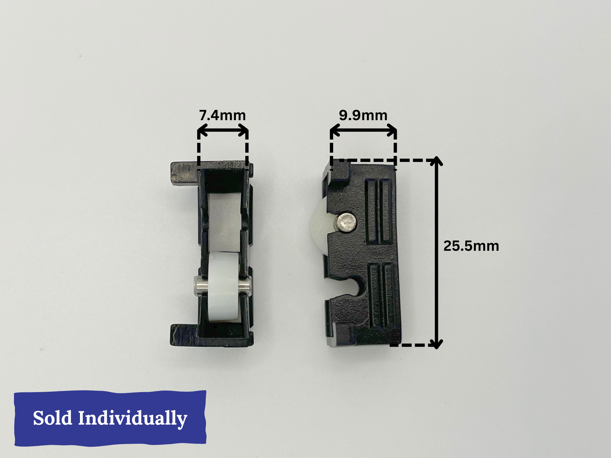 Sliding Window Rollers - suits Wunderlich, Comalco, Robb & Brown, old Frontline